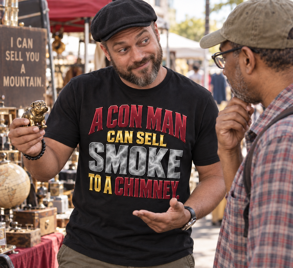 Con Man Smoke Seller Unisex T-Shirt