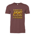 I Protect My Peace at All Costs T-shirt in heather maroon