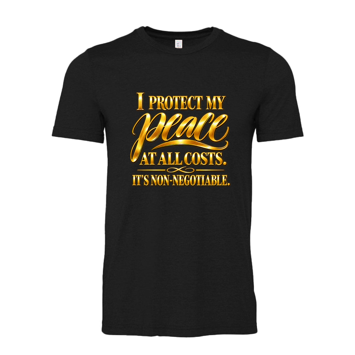 I Protect My Peace at All Costs T-shirt in black