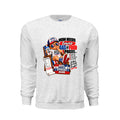 Ash color Mom Needs Lower Gas and Food Prices unisex political sweatshirt featuring a patriotic baby and red, white, and blue affordability design.